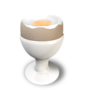 Boiled Egg 2 Icon 128x128 png